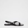 Scarpe Le Chicche | Max Mara Weekend Sandalo Flat In Cuoio N. 37