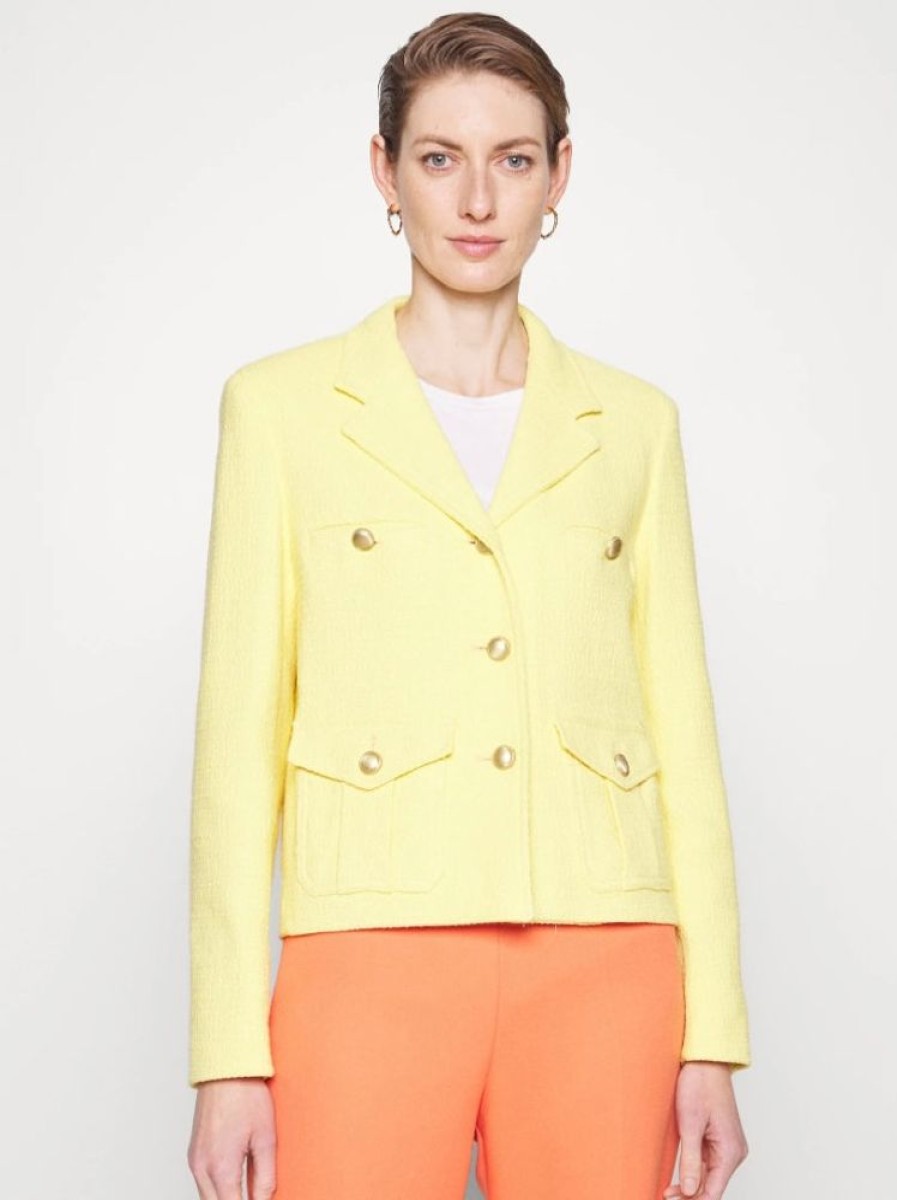 Capispalla Le Chicche | Max Mara Weekend Blazer Giallo T. 42