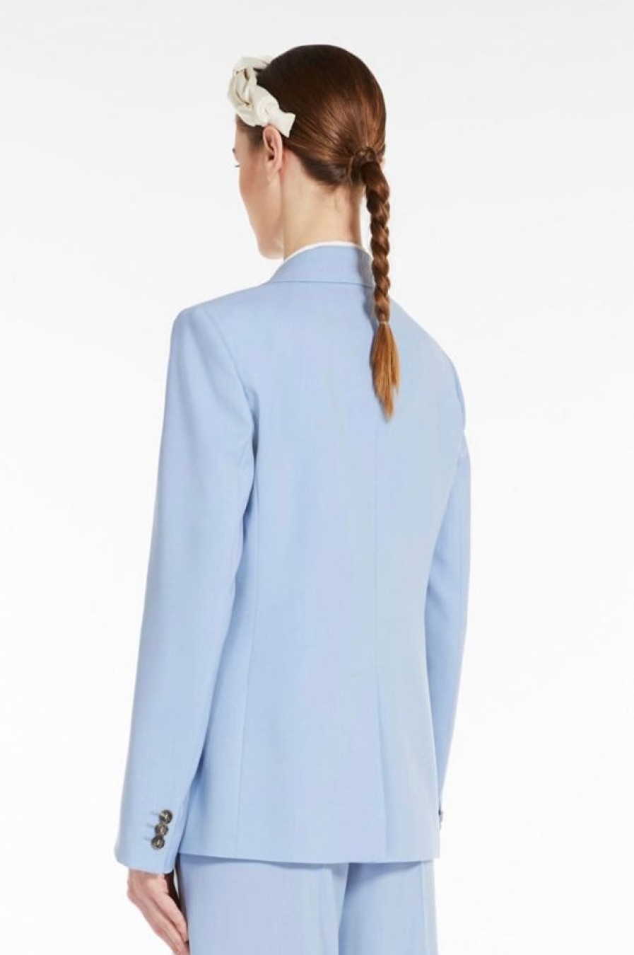 Abbigliamento Le Chicche | Max Mara Weekend Blazer In Lana Azzurro T. 42