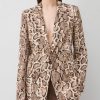 Capispalla Le Chicche | Marella Blazer Monopetto Con Stampa Pitonata T. 42