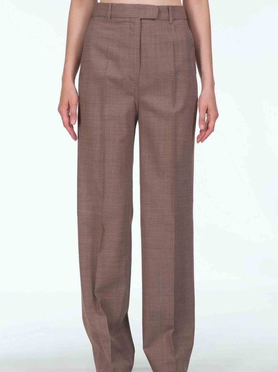 Abbigliamento Le Chicche | Max Mara Studio Pantalone In Pura Lana Tg 42 Gonzaga