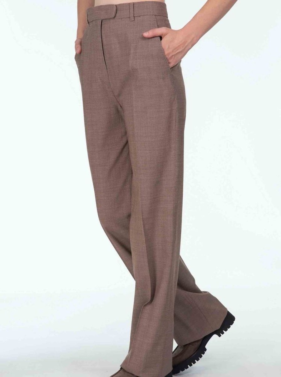 Abbigliamento Le Chicche | Max Mara Studio Pantalone In Pura Lana Tg 42 Gonzaga