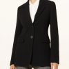 Capispalla Le Chicche | Max Mara Studio Blazer Monopetto In Jersey Nero T. 42