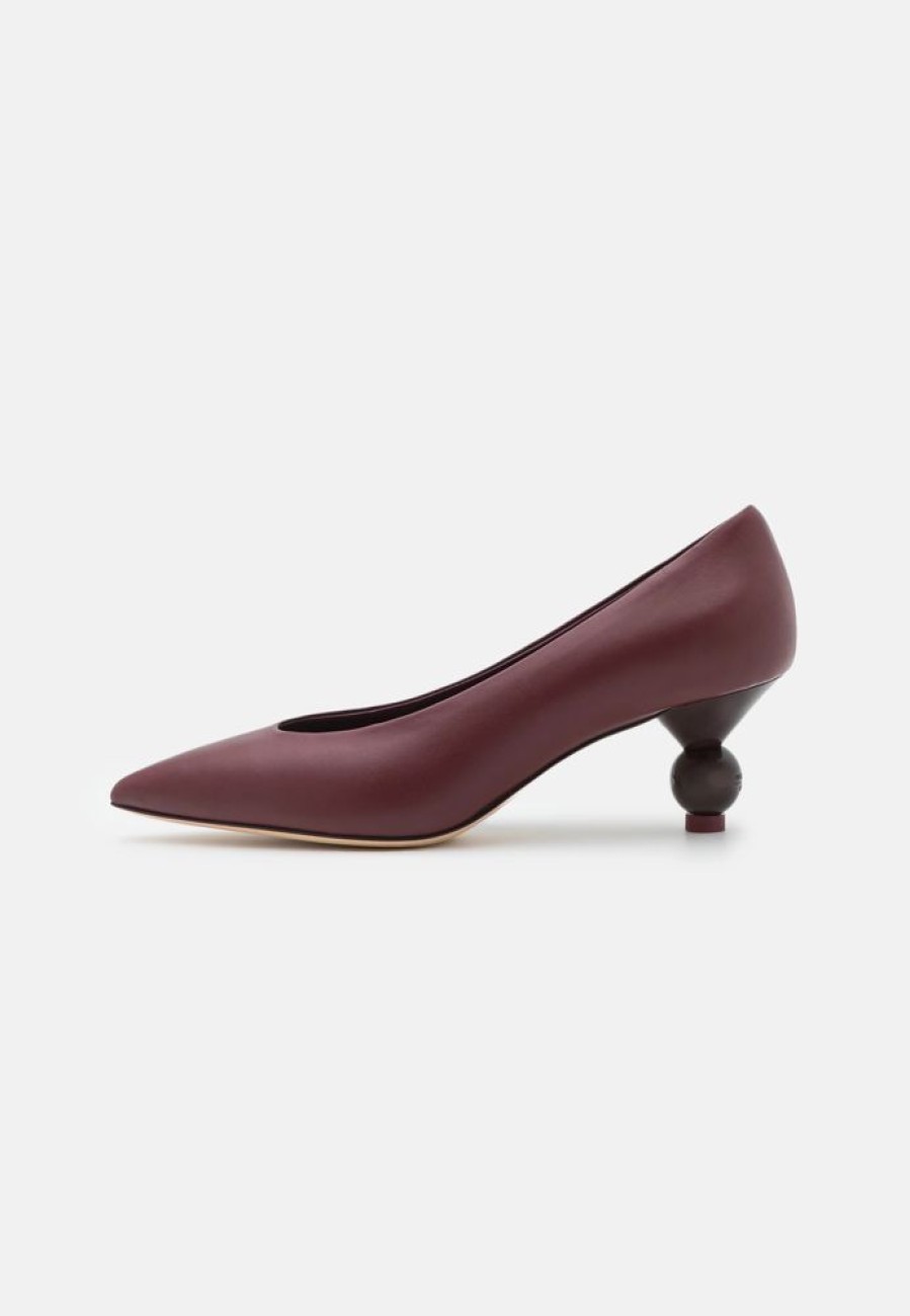 Abbigliamento Le Chicche | Max Mara Weekend Pump In Nappa Bordeaux N. 37