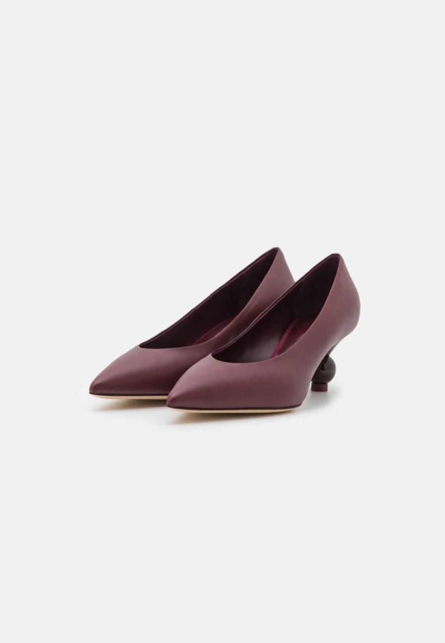 Abbigliamento Le Chicche | Max Mara Weekend Pump In Nappa Bordeaux N. 37