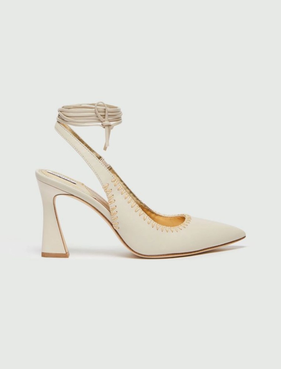 Scarpe Le Chicche | Marella Slingback In Pelle N. 37