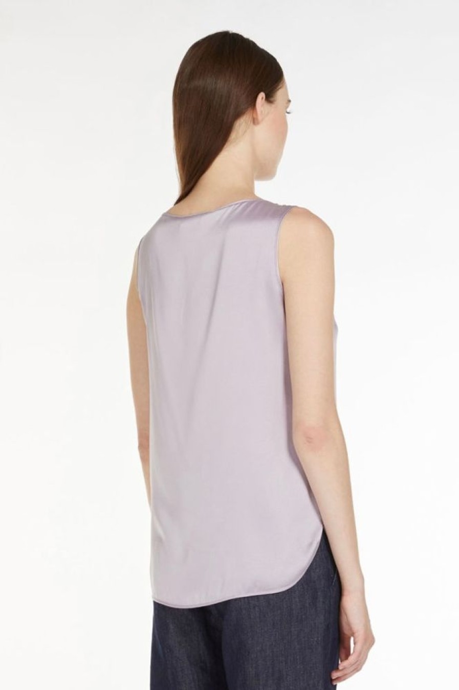 Abbigliamento Le Chicche | Max Mara Leisure Top In Raso Di Seta T. 42