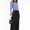 Abbigliamento Le Chicche | Max Mara Studio Pantalone Palazzo Blu T. 42