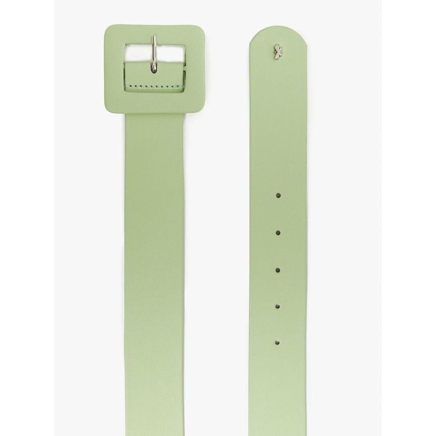 Accessori Le Chicche | Max Mara Weekend Cintura In Nappa Verde Pastello Taglia M