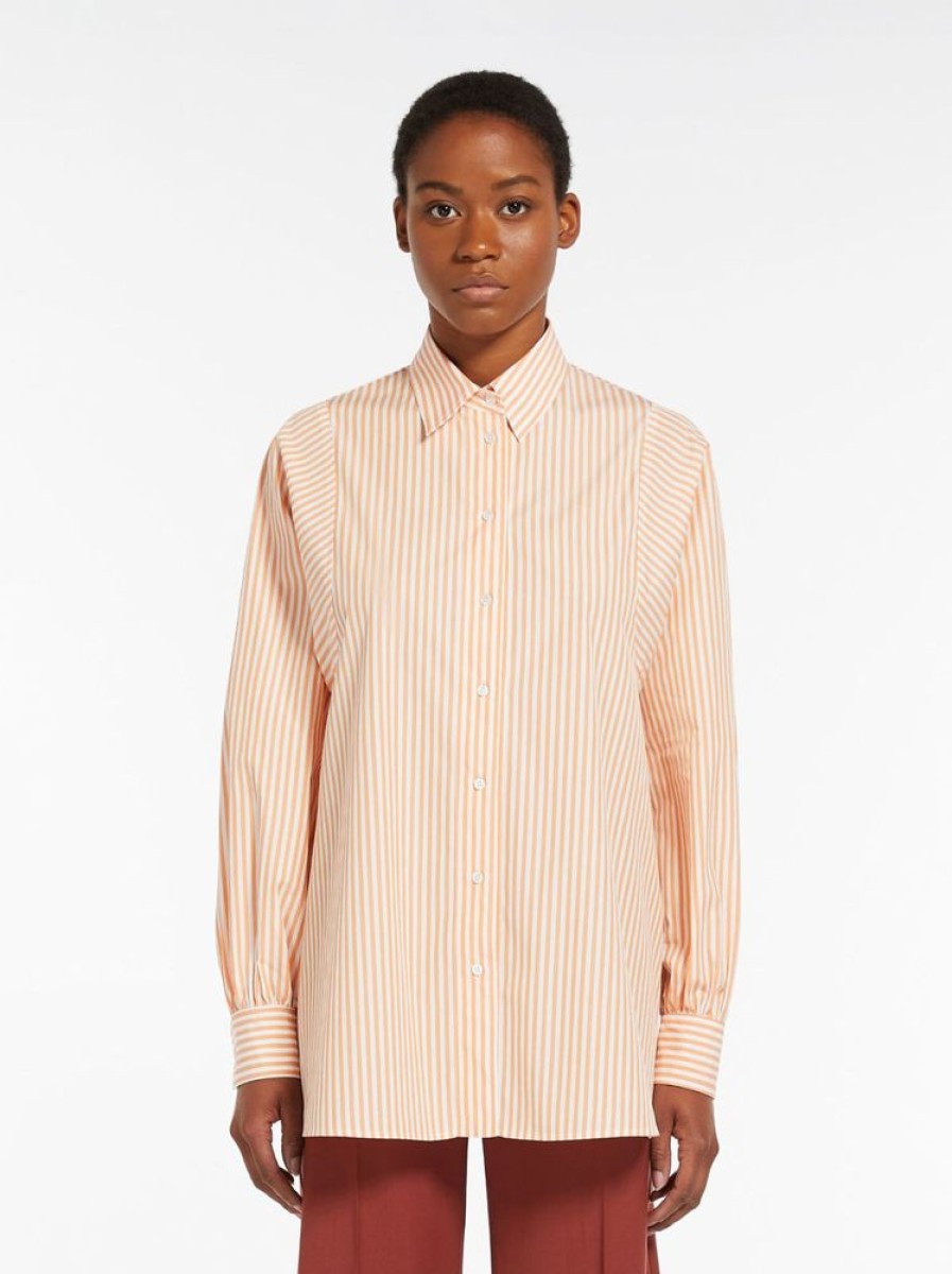 Abbigliamento Le Chicche | Max Mara Weekend Camicia In Cotone A Righe