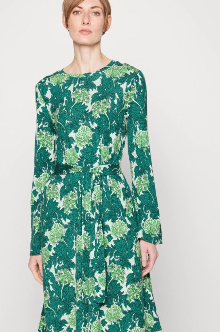 Abbigliamento Le Chicche | Max Mara Weekend Abito Fantasia Floreale Verde T. 42