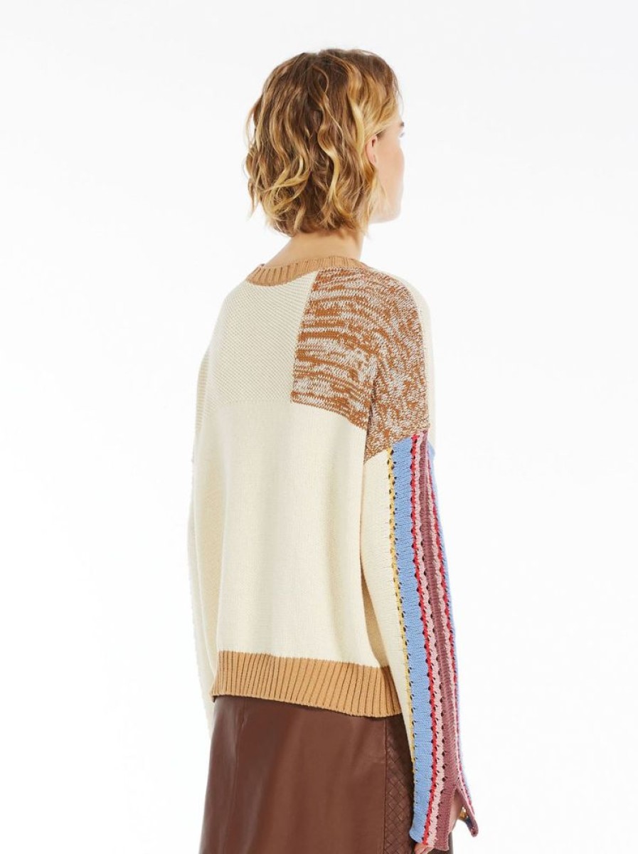 Abbigliamento Le Chicche | Max Mara Weekend Maglia Patchwork In Cotone T. 42