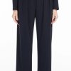 Abbigliamento Le Chicche | Max Mara Leisure Pantalone Carrot Blu Notte T. 42