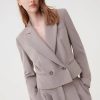 Abbigliamento Le Chicche | Marella Blazer Corto Grigio Chiaro T. 42