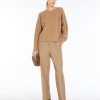 Abbigliamento Le Chicche | Max Mara Weekend Pantaloni In Flanella Di Lana Stretch Tg 42