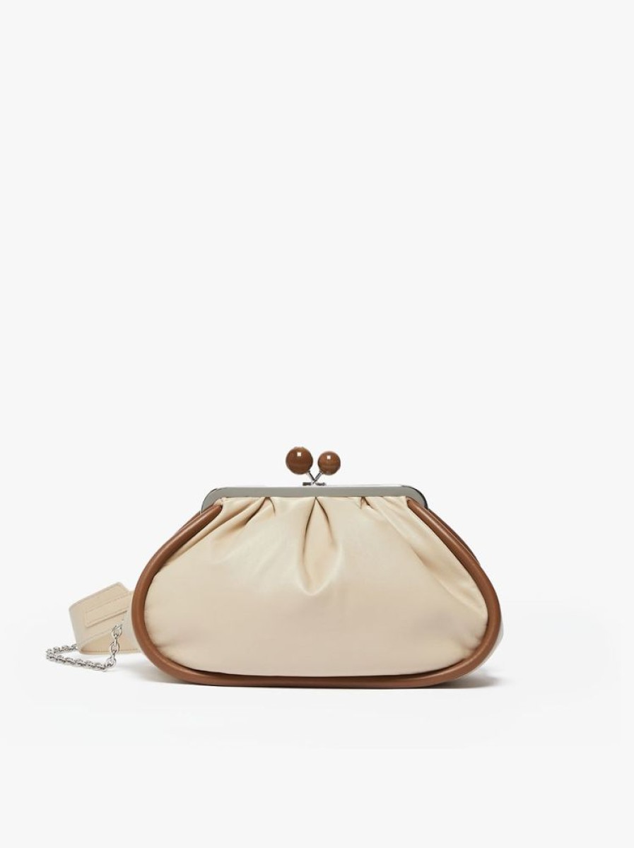 Borse Le Chicche | Max Mara Weekend Pasticcino Bag Medium In Nappa Sabbia