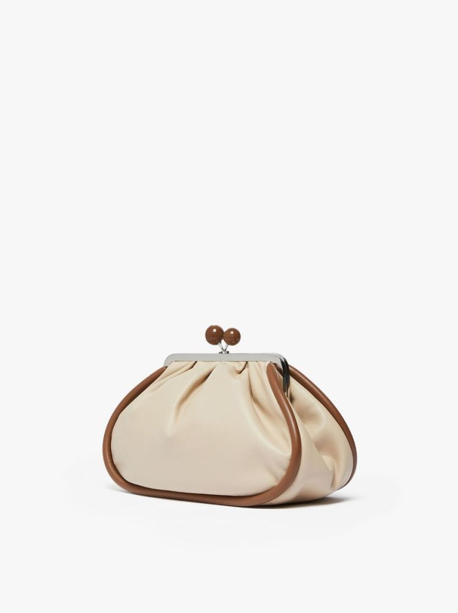 Borse Le Chicche | Max Mara Weekend Pasticcino Bag Medium In Nappa Sabbia