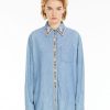 Abbigliamento Le Chicche | Max Mara Weekend Camicia In Chambray Di Cotone T. 42