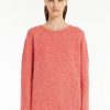 Abbigliamento Le Chicche | Max Mara Weekend Maglia In Filato Di Alpaca E Lana Rosa T. 42