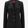 Capispalla Le Chicche | Max Mara Studio Blazer Strutturato Nero T. 42