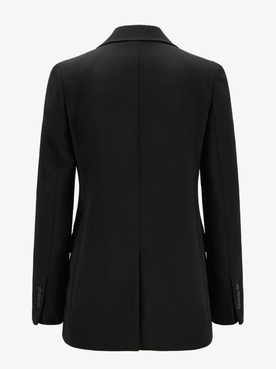 Capispalla Le Chicche | Max Mara Studio Blazer Strutturato Nero T. 42