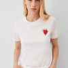 Abbigliamento Le Chicche | Marella T-Shirt In Jersey Bianco T. 42