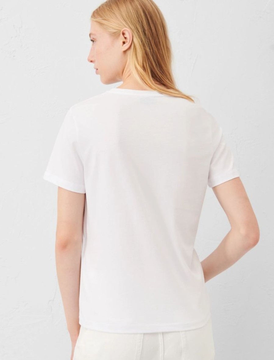 Abbigliamento Le Chicche | Marella T-Shirt In Jersey Bianco T. 42