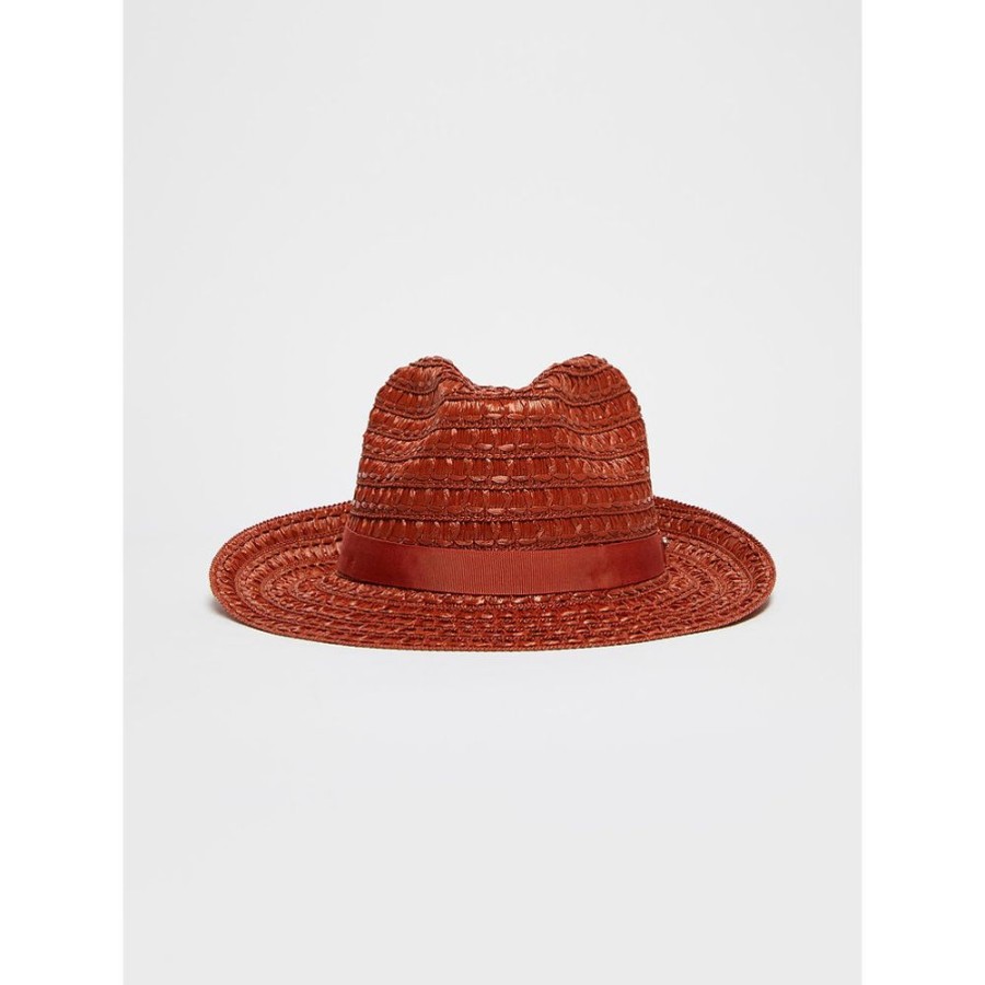 Accessori Le Chicche | Max Mara Weekend Bucket Hat In Faille Di Cotone Bruciato