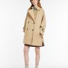 Capispalla Le Chicche | Max Mara Weekend Trench Reversibile In Cotone Antigocciamiele T. 42