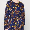 Abbigliamento Le Chicche | Max Mara Weekend Abito Fantasia Floreale Blu T. 42