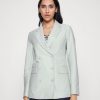 Abbigliamento Le Chicche | Max Mara Leisure Blazer Doppiopetto Verde Acqua Pastello T. 42