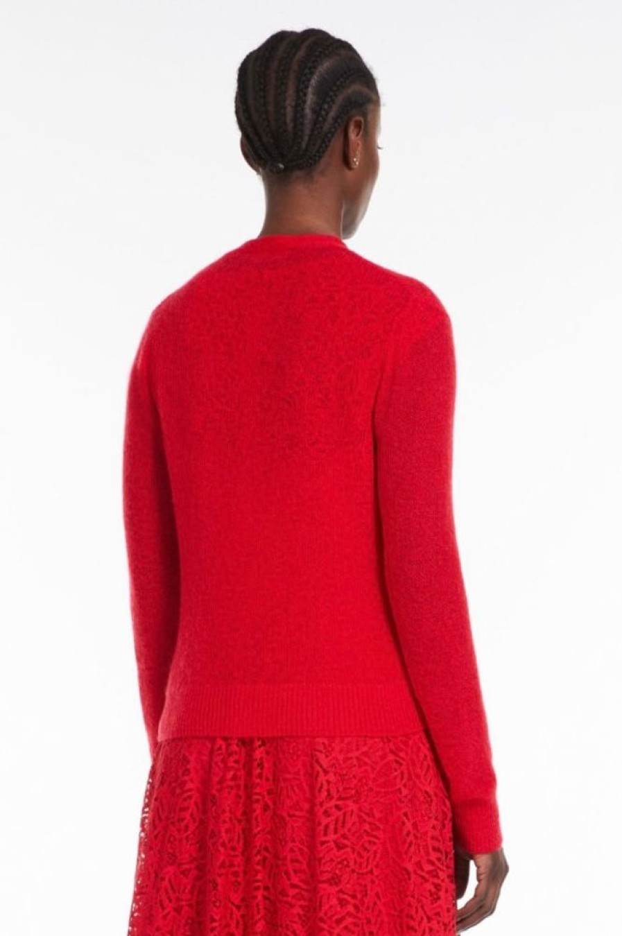 Abbigliamento Le Chicche | Max Mara Studio Cardigan In Garza Mohair T. 42