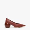 Scarpe Le Chicche | Max Mara Weekend Pump Con Maxi Boule Ruggine N. 37