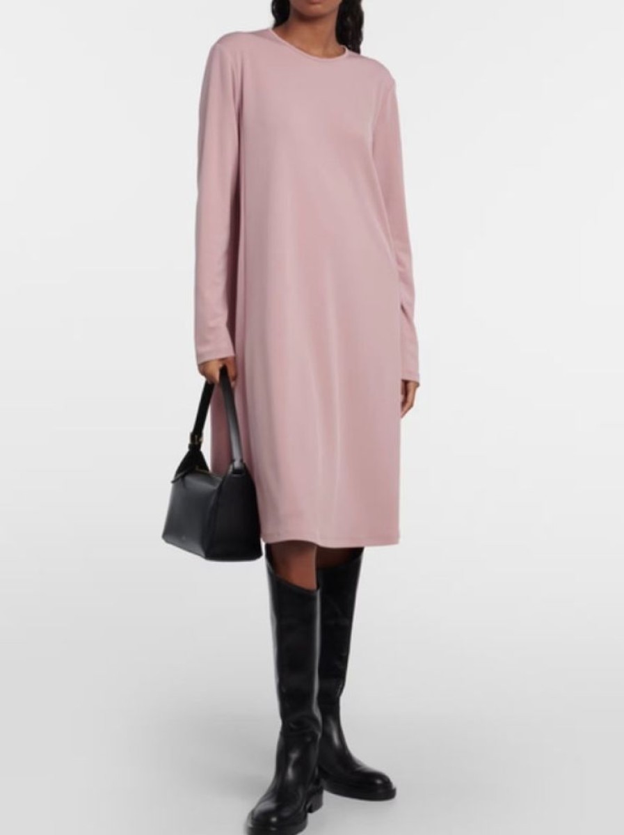 Abbigliamento Le Chicche | Max Mara Leisure Abito In Jersey Rosa T. 42