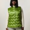 Abbigliamento Le Chicche | Mpersona By Marina Rinaldi Gilet In Piumino Verde T. 21