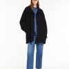 Capispalla Le Chicche | Max Mara Weekend Bomber In Lana Double Blu T. 42