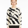 Abbigliamento Le Chicche | Max Mara Weekend Maglia In Cotone Ad Intarsio T. 42